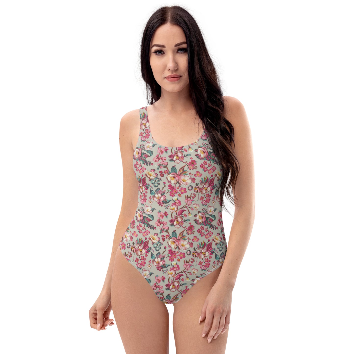 Vampire Art Timeless Low Back One-Piece Swimsuit - Glacier