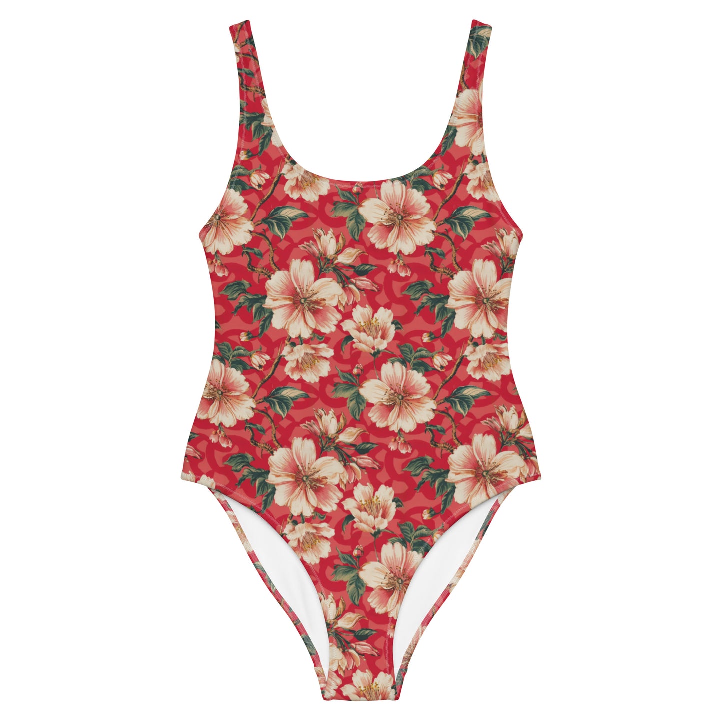 Vampire Art Timeless Low Back One-Piece Swimsuit - Cherry