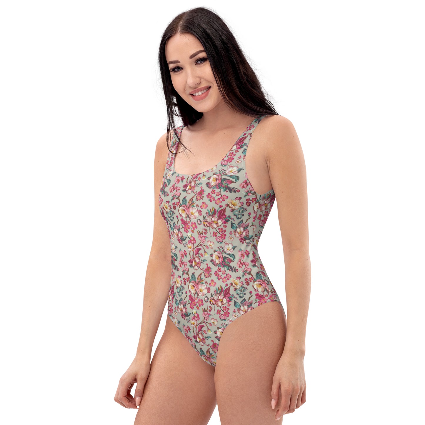 Vampire Art Timeless Low Back One-Piece Swimsuit - Glacier