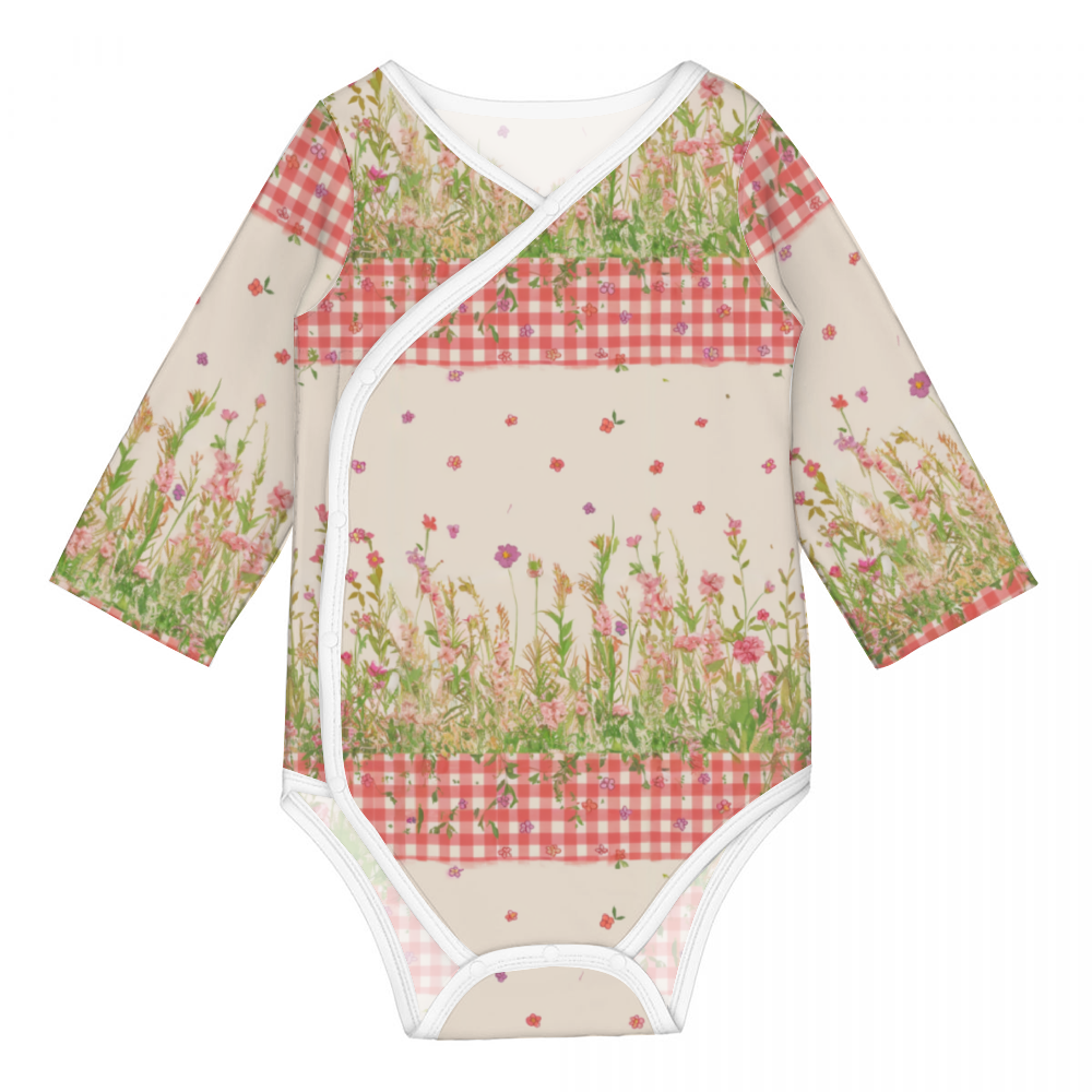 Vampire Art Retro Baby Cotton One-Piece - Garden