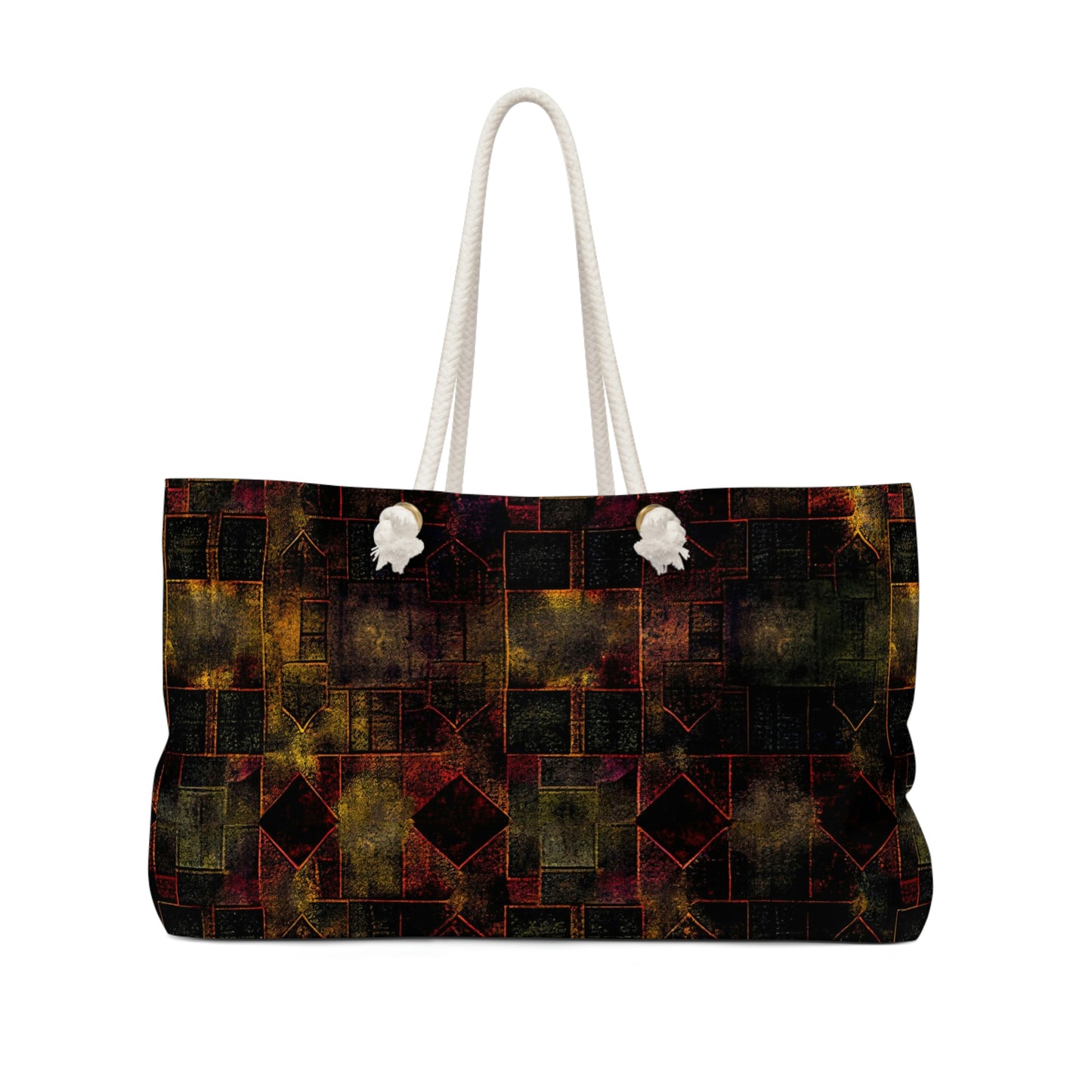 Vampire Art Grunge Beach Bag Weekender Bag - Geometric Patterns