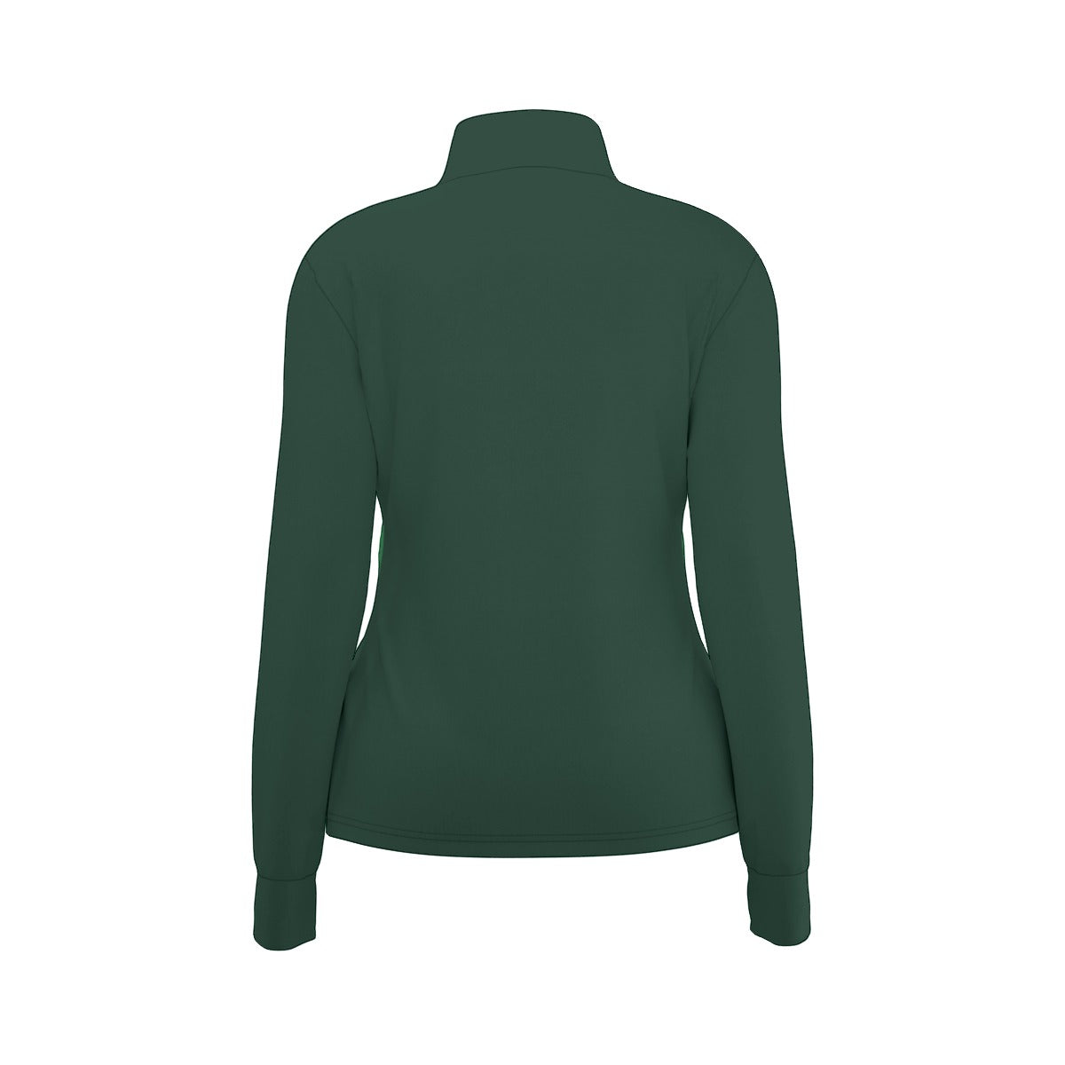 Vampire Art Women's Long Sleeve Thumbhole Jacket - Green Retro Colour Block