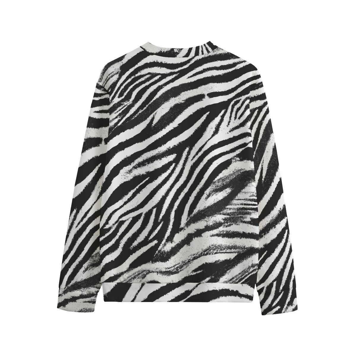 Vampire Art 100% Cotton Grunge Zebra Unisex Sweatshirt Jumper | 310GSM Cotton