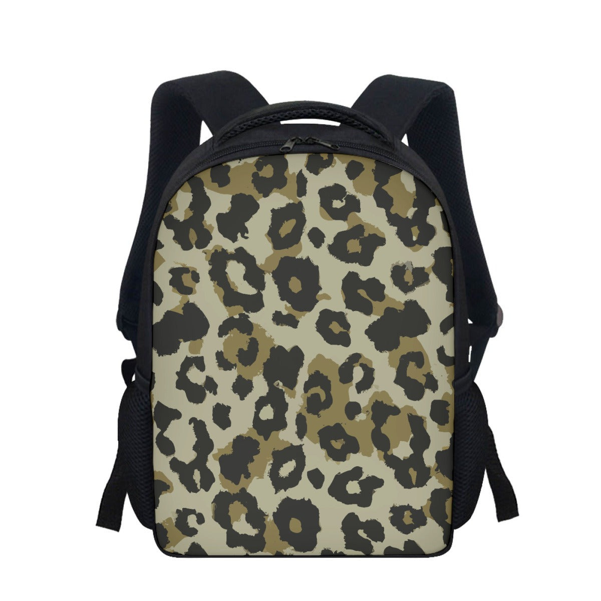 Vampire Art Black Grunge Leopard Student Backpack available in 3 sizes