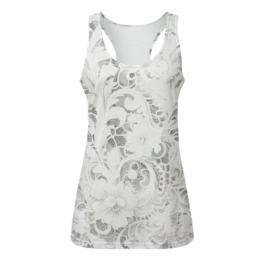 Vampire Art Eco-friendly Vintage White Victorian Lace Women's Tank Top