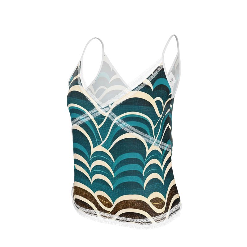 Vampire Art Grunge Waves Cami Camisole Shirt