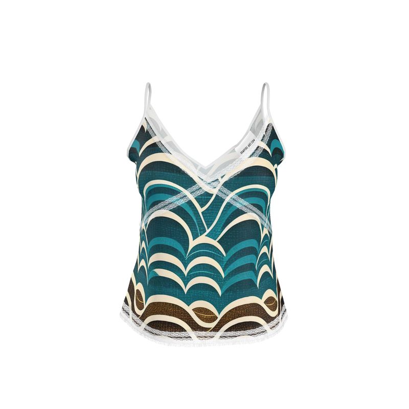 Vampire Art Grunge Waves Cami Camisole Shirt