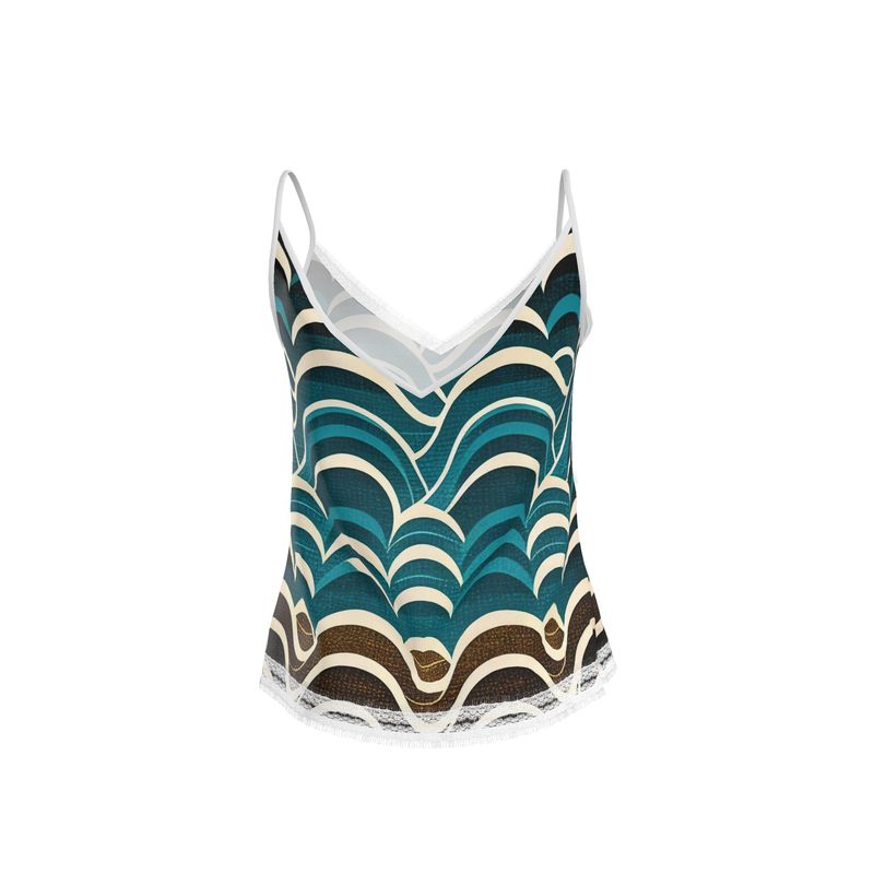 Vampire Art Grunge Waves Cami Camisole Shirt