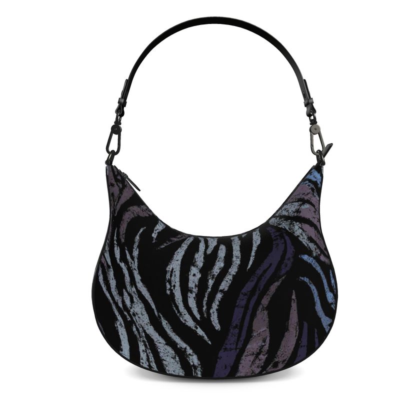 Vampire Art Grunge Dark Zebra Curve Hobo Bag