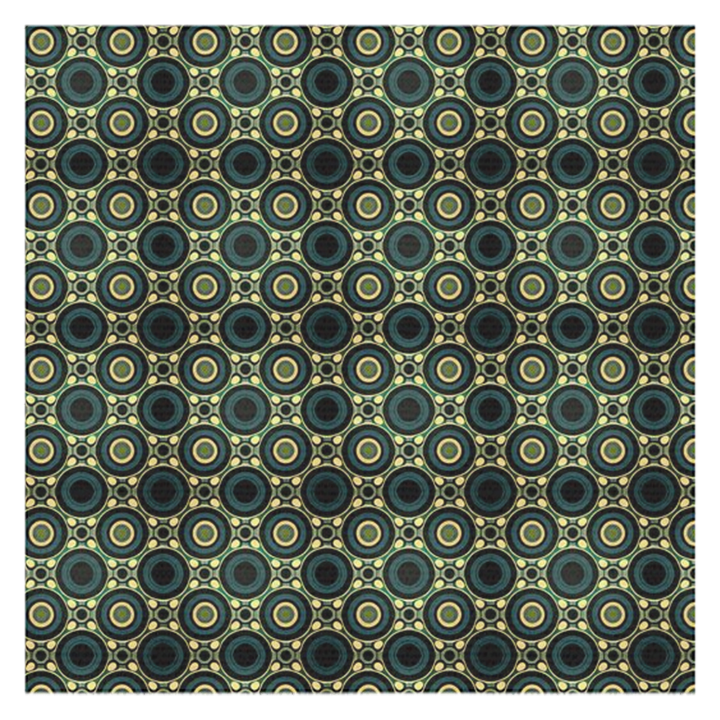 Vampire Art Grunge Sixties Green 100% Cotton Tablecloths - square or rectangular up to 259cm/102inch length