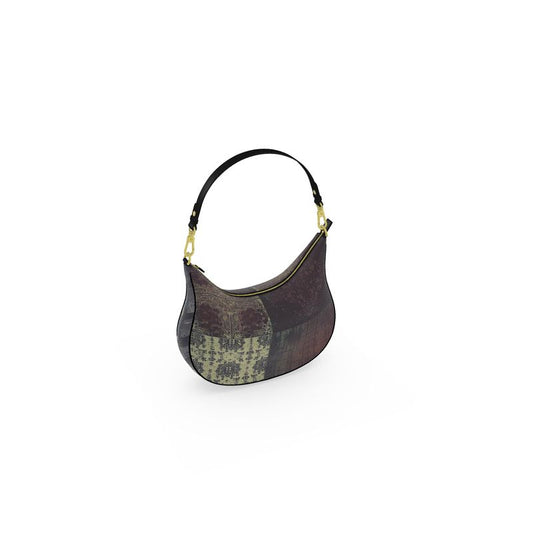 Vampire Art Grunge Patchwork Curve Hobo Bag - Seattle