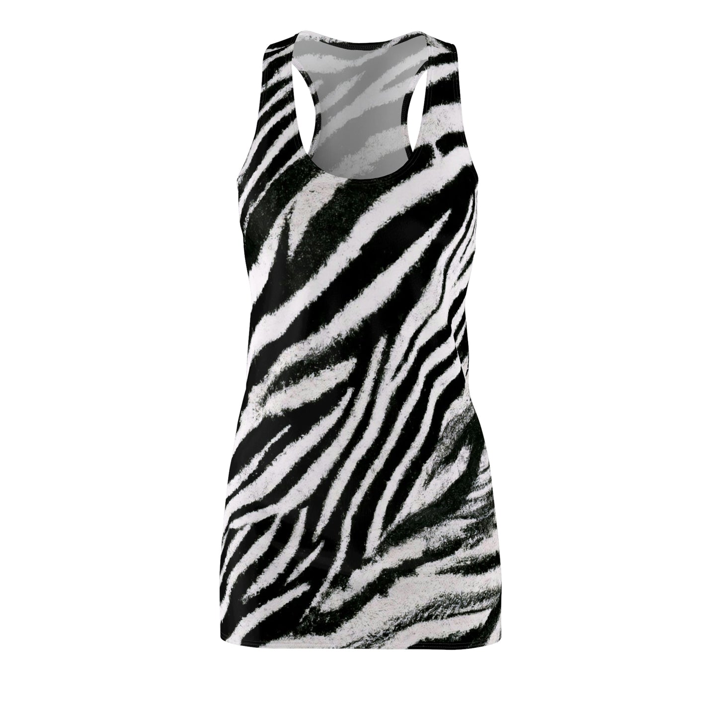 Vampire Art Grunge Women's Racerback Dress - Zebra