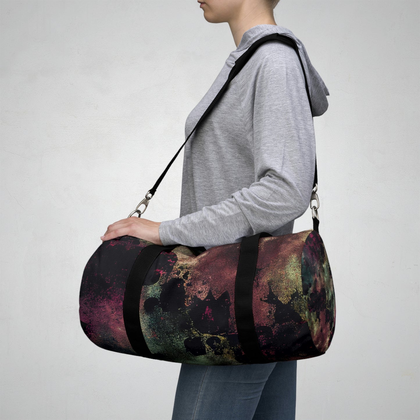 Vampire Art Grunge Clouds Sports Duffel Bag