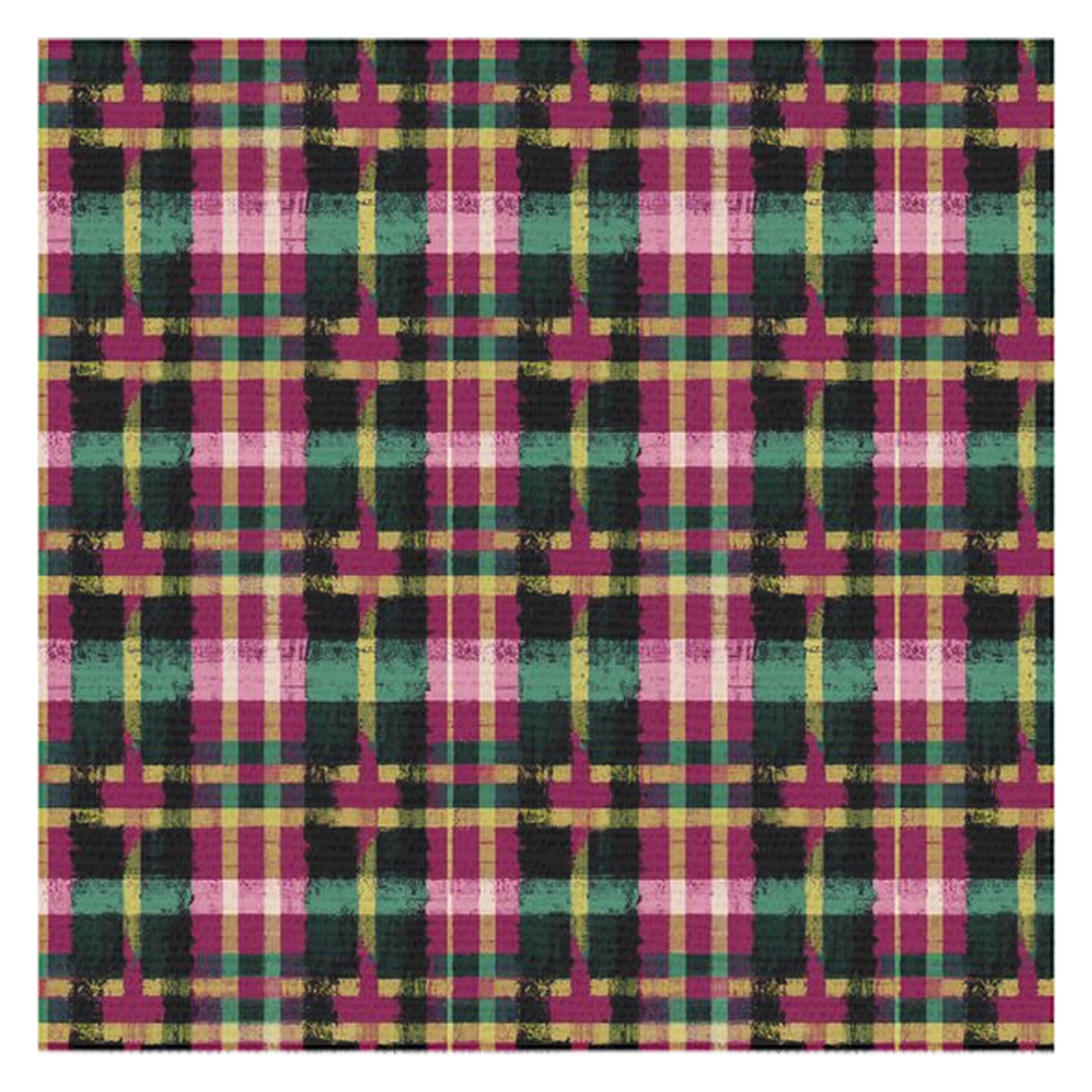 Vampire Art Grunge Scottish Tartan 100% Cotton Tablecloths - Square or Rectangular Up to 259cm/102inch length