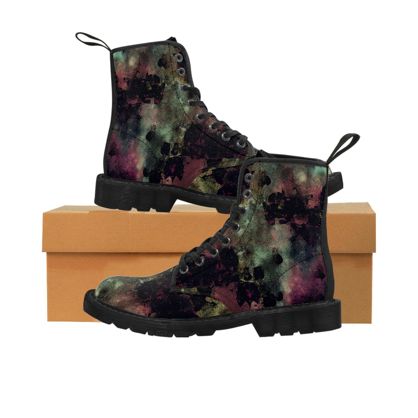 Vampire Art Grunge Women's Canvas Boots