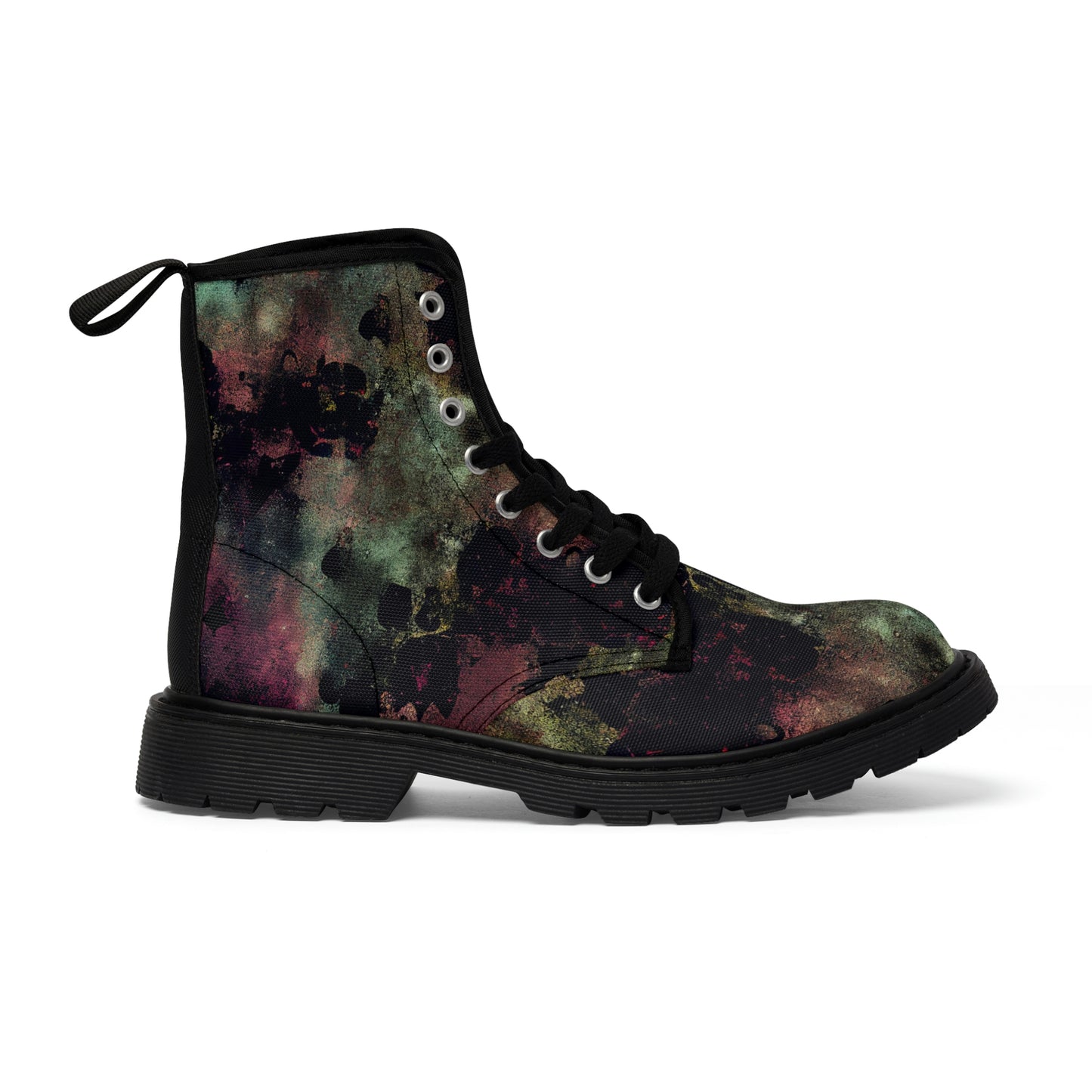 Vampire Art Grunge Women's Canvas Boots