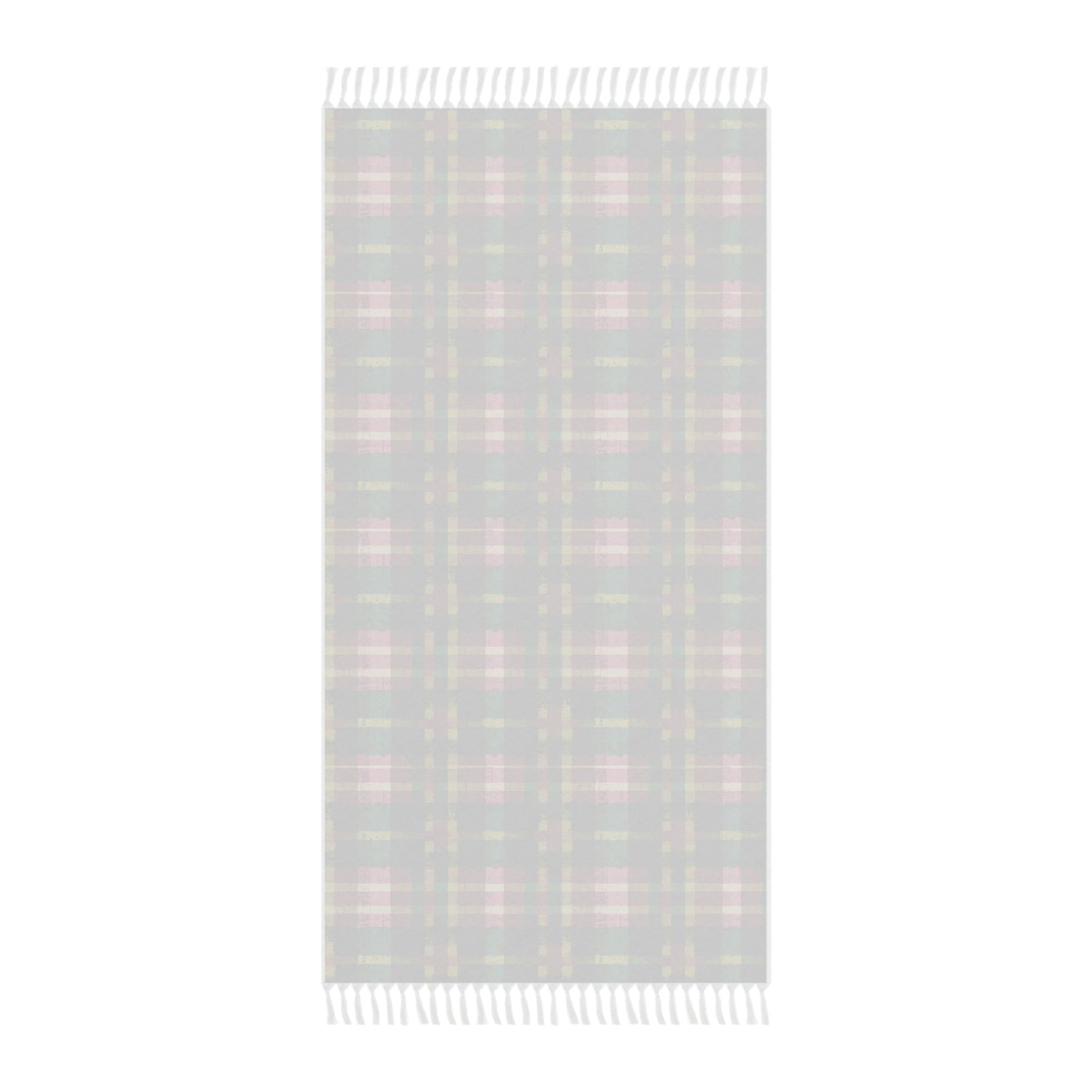 Vampire Art Grunge Scottish Tartan Boho Beach Cloth Towel