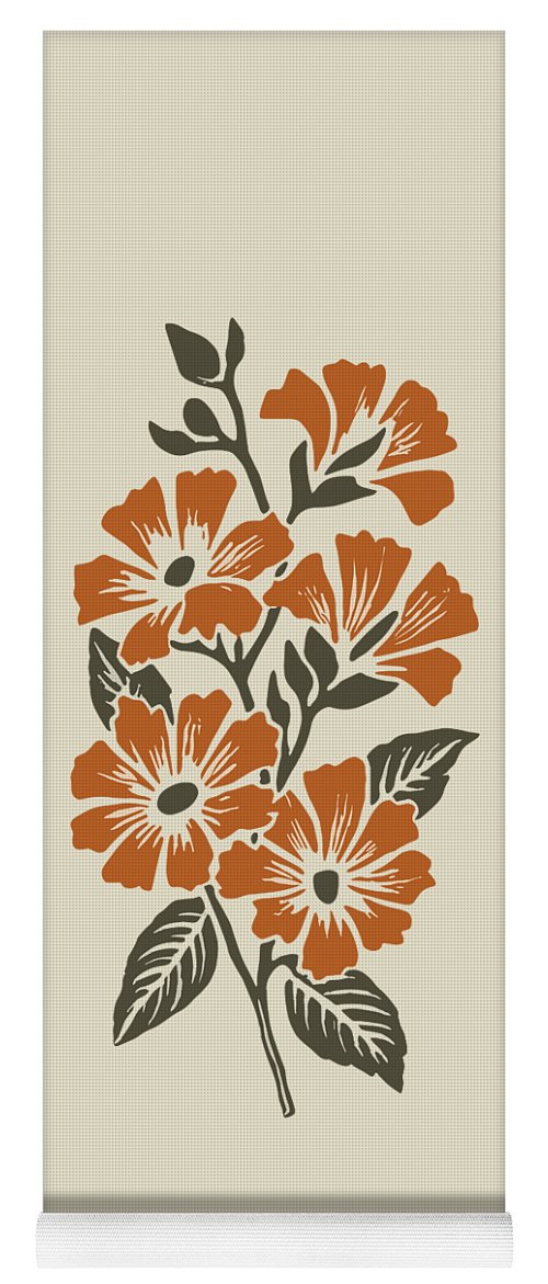 Vampire Art Retro Surfy Flowers - Yoga Mat