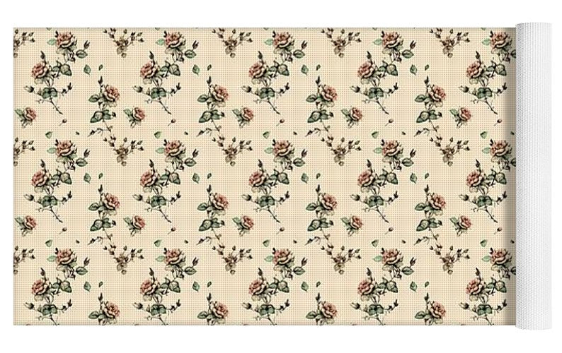 Vampire Art Vintage Roses - Yoga Mat