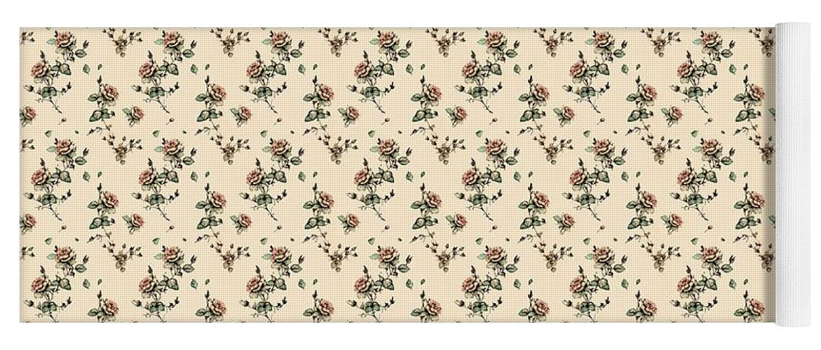 Vampire Art Vintage Roses - Yoga Mat